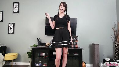 Busty Goth MILF Amiee Drains Your Cock Revenge Suck Fest