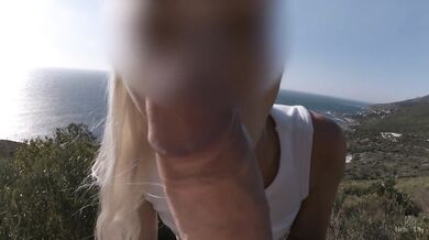 Lost Hiking Blonde Oiled Ass Pounded Public Facial Gush
