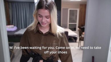 18YO Blonde Realtor Destroys Client Cock In Gushing Property Cum Frenzy
