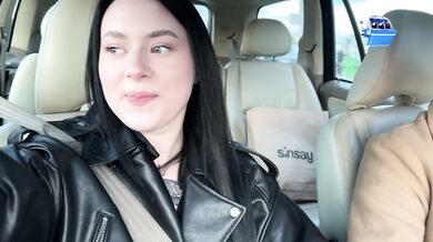 Poland Sonya Snake Smothers Face in Car Pussy Ride Gush Destroyed