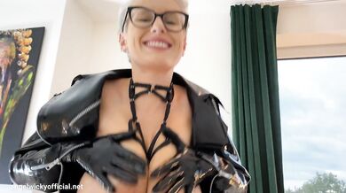 Angel Wicky Oily Latex Tits Choke POV Fuck Destroyed