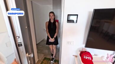 Brunette Begs Consolation Gets Bubble Butt Pounded Cum Choked