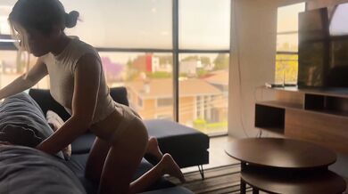Surprised Petite Blonde SIL Doggystyle Destroyed Gushing Cum
