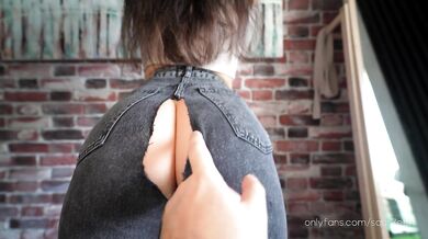 Stepdad Rips Tight Jeans Off Skinny 18yo Stepslut Creampie Gush