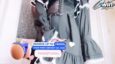 Goth KawaiiSister Destroys Pussy Ass Cums Gushing Loud