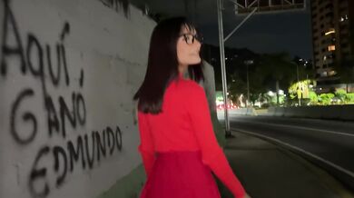 Velma Tease Chokes Bestie Cock Public Pounds Shaved Pussy Cum Gush