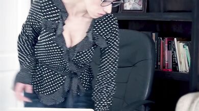 Spanish MILF Teacher Doggy Fucks Student While Chatting Mom