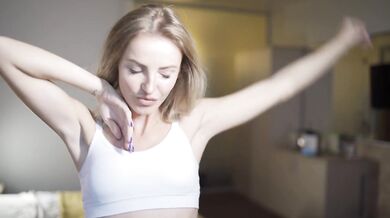 Her crave for armpit love made me moan