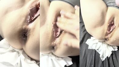 Japanese submissive wife squirts fiercely with Tiger Balm on her clit