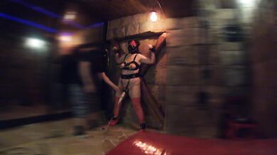 Crying sluts take mega anal in savage mask bondage