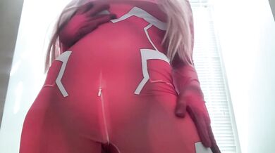 Zero Two Cosplay Darling Fuck Me Gushing Creampie Destroyed Pussy