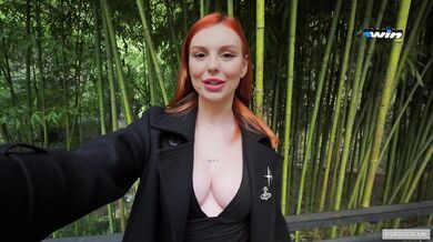 Redhead Blogger Fucks Stranger Creampie Vlog Pussy Wrecked