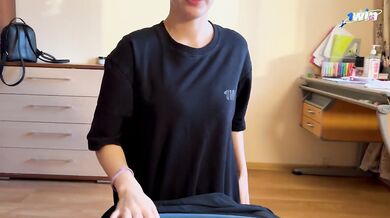 Redhead Russian Teen Ditches Class Deepthroats Cock Cum Blasts Big Tits