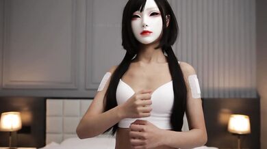 Sad Miss Masked AI Girl Choked Gushing Cant Be Real
