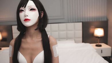Sad Miss Masked AI Girl Choked Gushing Cant Be Real