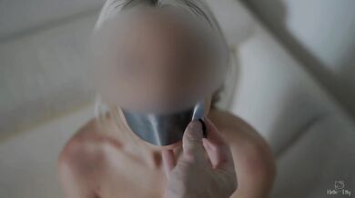 Tied Cute 18yo Good Girl Choked Gushed BDSM Big Dick Creampie