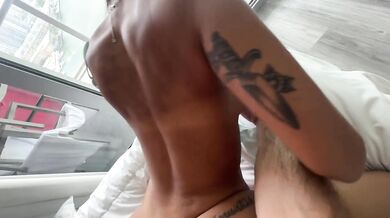 MILF Lana Myers Gags Deep on Besties Huge Dick Swallows Cum Load