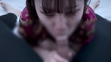 Hina Cheongsam Deepthroat Gush Cum Choke Destroyed POV