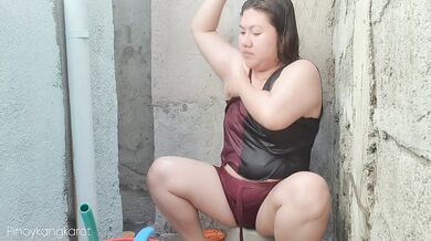 Chubby Filipina Stepmom Bath Creampie Facial Destroyed