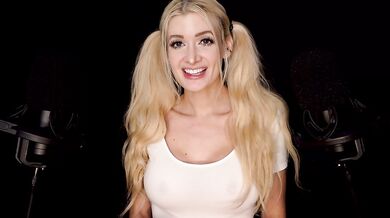 Blonde Cheerleader JOI Gushes Choking on Thick Cream