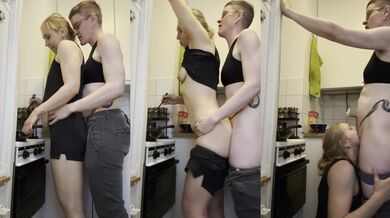 Butch Lesbian Ravages Free Use Cooking Slut Gushing Destroyed