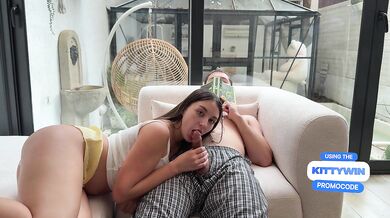 Step Sis Frees Bros Cock Mid Book Ass Gushing Cum Destroyed